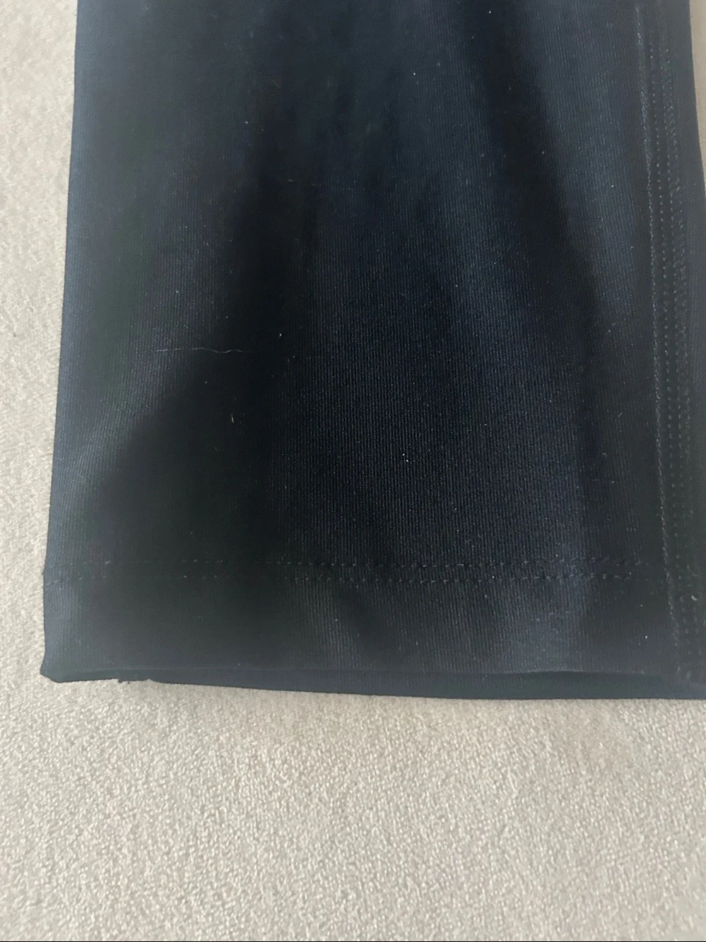 Nike Black Girls' Leggings with White Swoosh